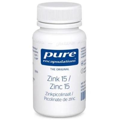 Pure Encapsulations Zink 15 Capsules Zinkpiconilaat 60Capsules