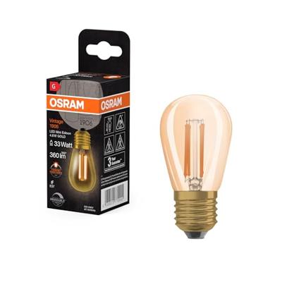 OSRAM HOMELIGHTING 4058075779945 LED-lamp Energielabel G (A - G) E27 Ballon 4.8 W = 33 W Warmwit (Ø x h) 45 mm x 45 mm 1 stuk(s)