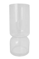 Zusss glazen vaas met bubbeltjes L - thumbnail