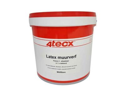 4tecx Muurverf klasse 2 afwasbaar superdek 10ltr 4tecx Muurverf klasse 2 afwasbaar superdek 10ltr