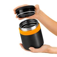Thermos voor voedsel BRA Bra Efficient Zwart 800 g Roestvrij staal - thumbnail