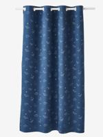 Dinosaurus glow-in-the-dark gordijn blauw - thumbnail