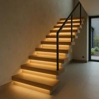 Velvalux LED Trapverlichting Set met Bewegingssensor - Warm Wit Licht. Dimbaar - Voor 16 Traptreden - thumbnail