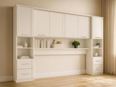 Brugkast RIGA 140 cm wit zonder achtergrond plank Brugkast RIGA 140 cm wit zonder achtergrond plank