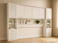 Brugkast RIGA 140 cm wit zonder achtergrond plank - thumbnail