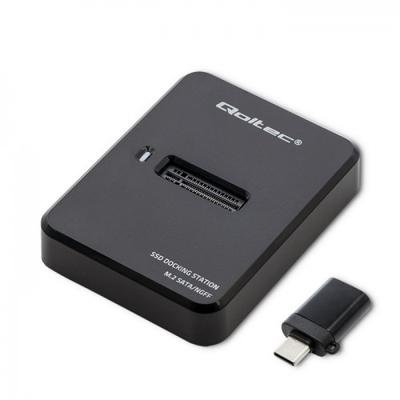 Qoltec M.2 SATA SSD-dockingstation | NGFF