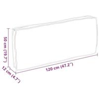 VidaXL Kussen antraciet 120 x 50 x 12 cm oxford stof - thumbnail