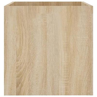Plantenbak 40x40x40 cm bewerkt hout sonoma eiken Plantenbak 40x40x40 cm bewerkt hout sonoma eiken