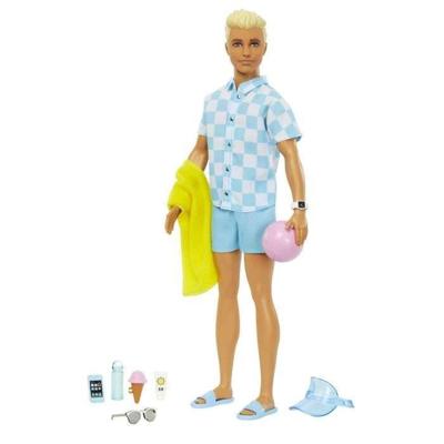 Barbie - Barbie Beach Day Ken (CP4) - 21a - Doll - 3 jaar oud en +