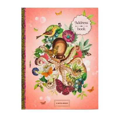 Pimpelmees Adresboek Peach A5 Pimpelmees Adresboek Peach A5
