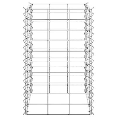 Gabion plantenbakken 3 st verhoogd 30x30x50 cm ijzer Gabion plantenbakken 3 st verhoogd 30x30x50 cm ijzer