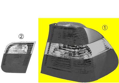 Achterlicht links buiten vanaf bouwjaar 2002 SEDAN ORANJE 0649931