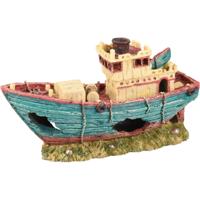 Aquarium Ropa scheepswrak - 28 x 8,9 x 15 cm 28 x 9 x 15 cm Flamingo Groen - thumbnail