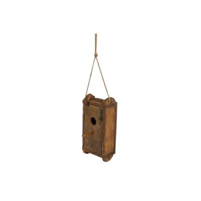 Diversen Vogelhuis brick mould naturel recycle hout 30x15x12cm