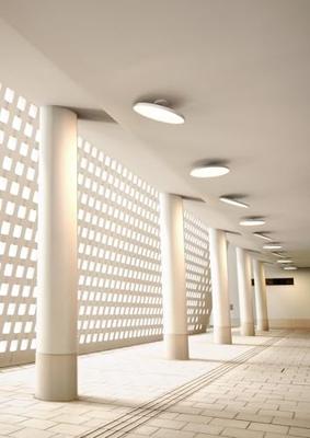 Plafondlamp wit led Nordlux &apos;Kaito 2 pro&apos; plafondlamp wit 24W 1600Lm 2700K