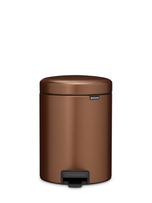 Brabantia Pedaalemmer NewIcon 5 liter Warm Bronze