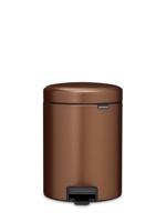 Brabantia Pedaalemmer NewIcon 5 liter Warm Bronze - thumbnail