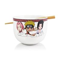 Naruto Shippuden Ramen Bowl with Chopsticks Team Seven 414 ml - thumbnail