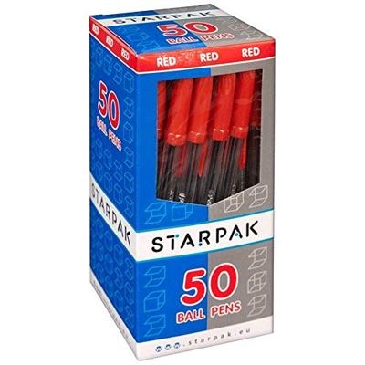 Balpen met Dop Zwart, 50st.