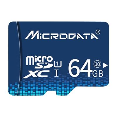 MICROGEGEVENS 64GB U1 blauwe TF (Micro SD) geheugenkaart