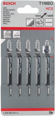 Bosch decoupeerzaagblad t119bo (5st)