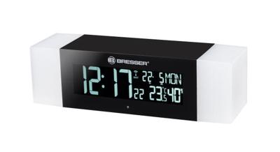 Bresser DCF draadloze FM-wekker, lichtwekker, wake-up light met bluetooth-luidspreker en weergave van binnentemperatuur