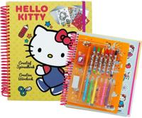 Hello Kitty Knutselboek met stickers - thumbnail