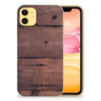 Apple iPhone 11 | Bumper Hoesje | Old Wood - thumbnail