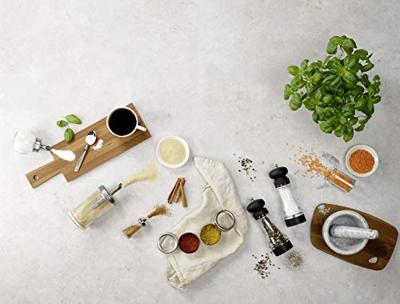 Fackelmann Zout- en pepermolen - 19 cm - diamond zwart/transparant Fackelmann Zout- en pepermolen - 19 cm - diamond zwart/transparant