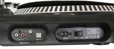 Ibiza Sound FREEVINYL Draaitafel (dj) met riemaandrijving Zwart