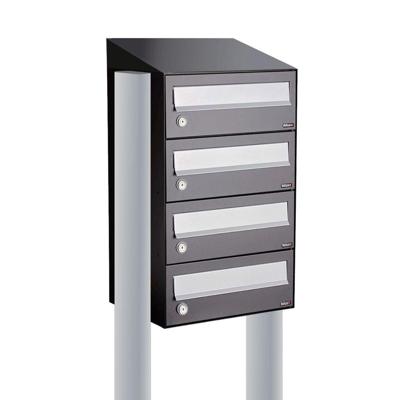 Allux Hive Set 1-Breed, 4-Hoog Met Dak Op Statief Antraciet - 40030065_1x4ds Allux Hive Set 1-Breed, 4-Hoog Met Dak Op Statief Antraciet - 40030065_1x4ds