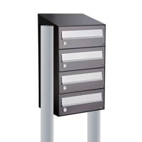 Allux Hive Set 1-Breed, 4-Hoog Met Dak Op Statief Antraciet - 40030065_1x4ds - thumbnail