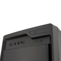 ATX Semi-toren BehuizingCoolBox COO-PCF800U3-0 Zwart - thumbnail