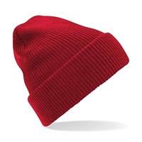Beechfield CB425 Heritage Beanie - Classic Red - One Size - thumbnail