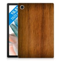 Samsung Galaxy Tab A8 2021/2022 Silicone Tablet Hoes Donker Hout - thumbnail