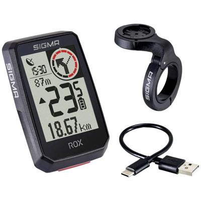 Sigma rox 2.0 gps zw/zw overclamp stuurhouder + usb-c oplaadkabel