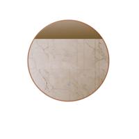 Spiegel Gliss Design Oko Koper Rond LED Verlichting 100 cm Gliss Design - thumbnail