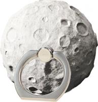 I Total telefoonring maan junior 4.5 x 3.2 cm metaal zilver - thumbnail