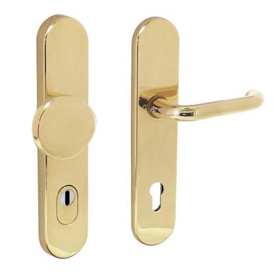 Intersteel VoordeurbeslagVurano PC 92mm kerntrekbeveiliging messing gelakt - 0013.382049