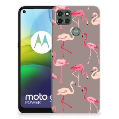 Motorola Moto G9 Power | TPU Hoesje | Flamingo