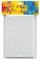 Hama strijkkralenbordjes - letters en cijfers - thumbnail