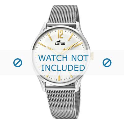 Lotus horlogeband 18405-1 / 18405-2 / 18405-3 / 18405-4 Staal Zilver