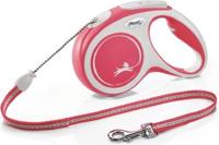 Flexi New Comfort - Hondenriem - Koord - Rood - M - 5M - thumbnail