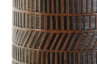 Vaas Home ESPRIT Bruin Zwart Hars Koloniaal 20 x 20 x 48 cm