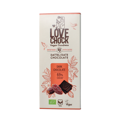 Lovechock Dark chocolate bio 70 Gram Lovechock Dark chocolate bio 70 Gram