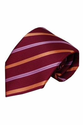 Rode zijden stropdas Laghi 01