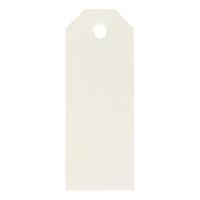 Creativ Company Manilla-labels, afm 3x8 cm, 220 gr, off-white, 20 stuk/ 1 doos - thumbnail