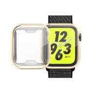 volledige Plating TPU Case voor Apple Watch serie 4 40mm (goud) - thumbnail