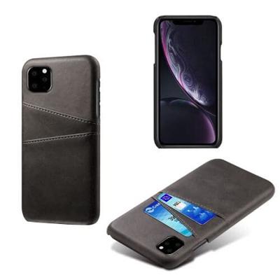 Casecentive Leren Wallet back case iPhone 12 / iPhone 12 Pro black