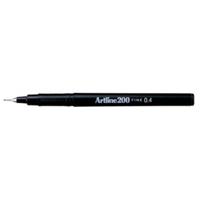 Artline 200 fineliner, zwart - thumbnail